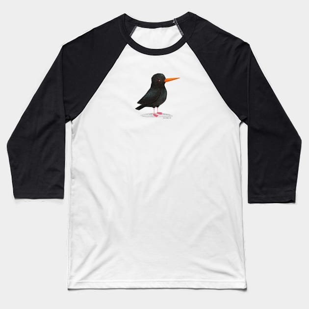 African Oystercatcher Bird Baseball T-Shirt by julianamotzko